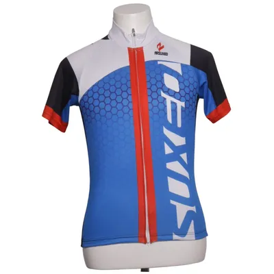 Cykeltrøje (Blå, Hvid, Flerfarvet) fra Arsuxeo Polyester