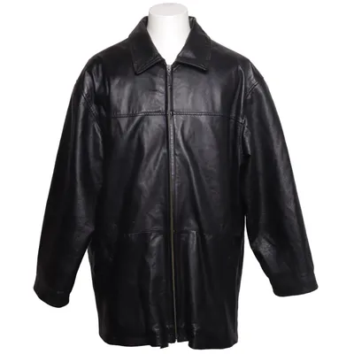 Leather jacket (Black) from Rover & Lakes Leather, Polyester