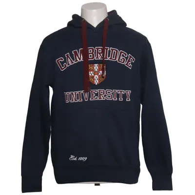 Hættetrøje (Blå) fra University of Cambridge Bomuld, Polyester