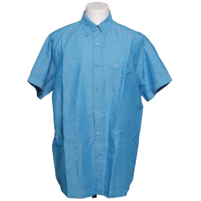 Short sleeve shirt (Blue) from Franco Bettoni Cotton, Linen