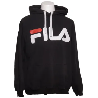 Huvtröja (Grå, Svart) från Fila Bomull