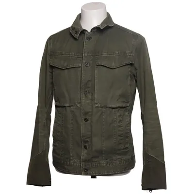 Jakke (Grøn) fra G-Star Raw Bomuld, Læder, Polyester