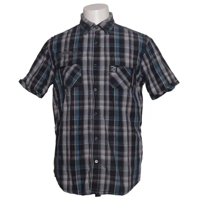 Short sleeve shirt (Black, Blue, Gray) from Angelo Litrico Cotton