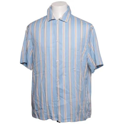 Korte mouwen shirt (Blauw, Wit, Beige) van H&M Lyocell