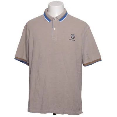 Poloshirt (Beige, Blauw, Wit) van Campbell Katoen