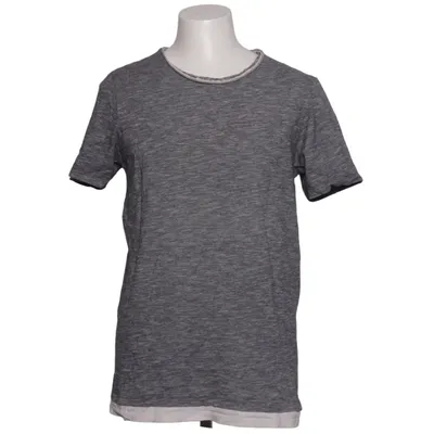 T-shirt (Gray, White) from Clockhouse by C&A Cotton