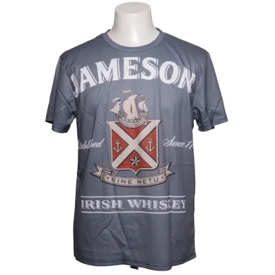 T-shirt (Grijs) van Jameson Elastaan, Polyester