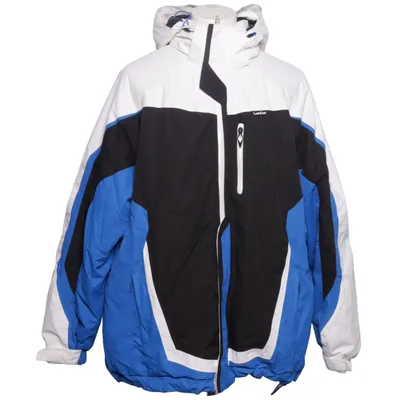 Ski jacket (Blue, White, Black) from Wedze Polyamide, Recycled polyester