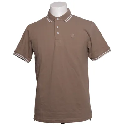 Polo (Marron) de Keystone Apparel Élasthane, Coton biologique