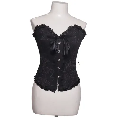 Corset (Black) from Vaacodor Elastane, Polyester