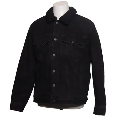 Lined denim jacket (Gray) from Pull & Bear Cotton, Polyester