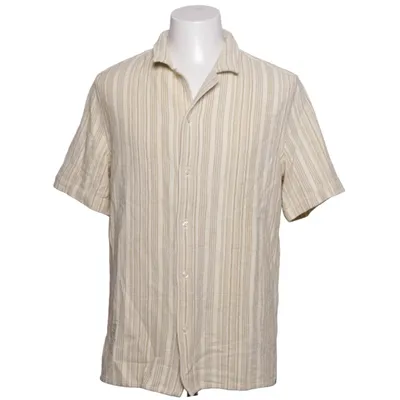 Kortärmad skjorta (Beige) från Dstrezzed Bomull