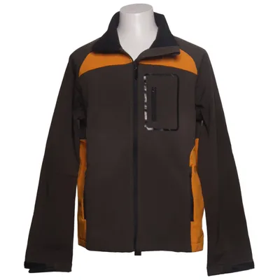 Softshell jacket (Groen, Oranje) van Toptex Elastaan, Polyester, Polyurethaan