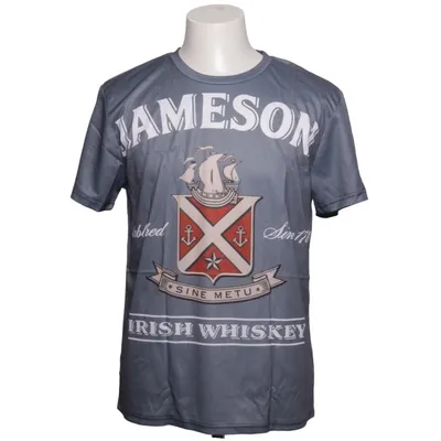 T-shirt (Grijs) van Jameson Elastaan, Polyester