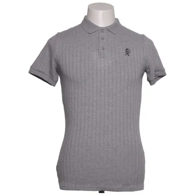 Polo shirt (Gray) from Gym King Elastane, Polyester, Viscose