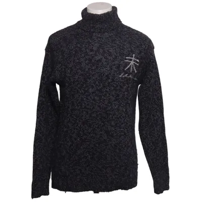 Turtleneck (Black, Gray) from L.A.M.B Acrylic, Wool