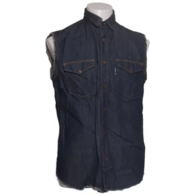 Gilet en jean (Bleu) de EMT Company Coton