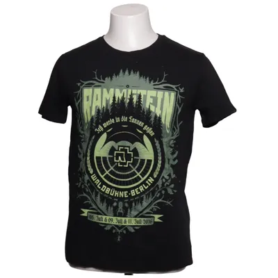T-shirt (Sort, Grøn) fra Rammstein Økologisk bomuld