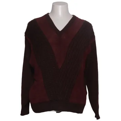 Trui (Bruin) van Nicola Alberti Acryl, Leer, Viscose, Wol