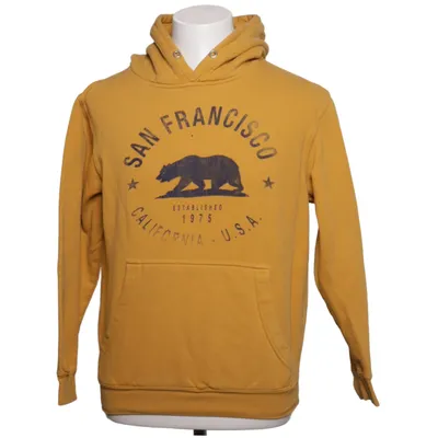 Sweat à capuche (Jaune) de Lane Seven Coton, Polyester recyclé