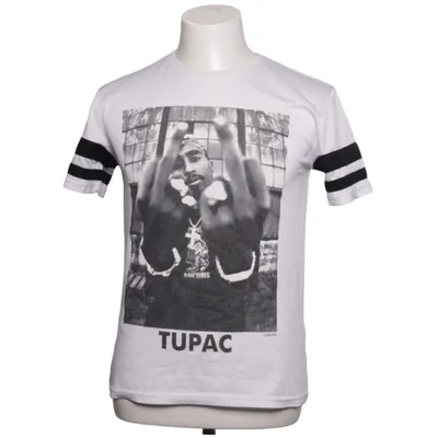 T-shirt (Blanc, Noir) de 2Pac Polyester