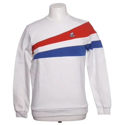 Sweatshirt (Weiß, Rot, Blau) von Le Coq Sportif Baumwolle, Polyester