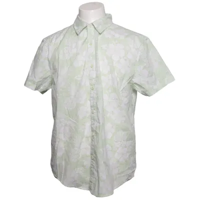 Short sleeve shirt (Green, White) from Hollywood Cotton, Polyester
