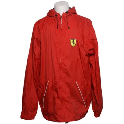 Regnjakke (Rød) fra Ferrari Polyamid, Polyester