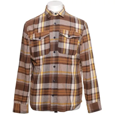 Flannel skjorte (Brun, Gul, Hvid) fra Premium by Jack & Jones Bomuld