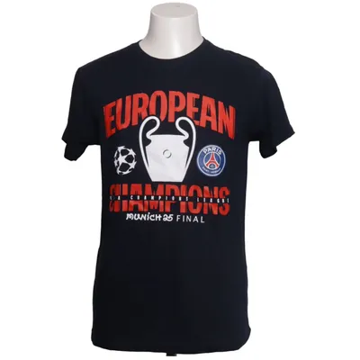 T-shirt (Blå, Flerfarvet) fra Champion's League Bomuld
