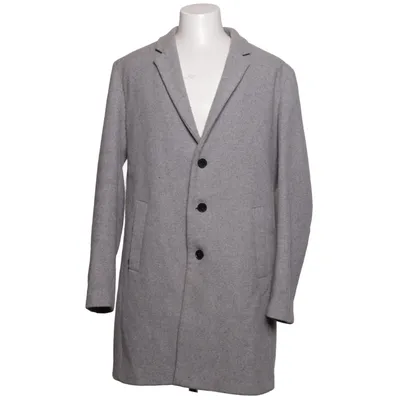 Coat (Gray) from Premium by Jack & Jones Polyester, Wool