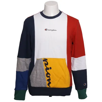 Sweatshirt (Blue, Multicolored) from Champion Cotton, Polyester