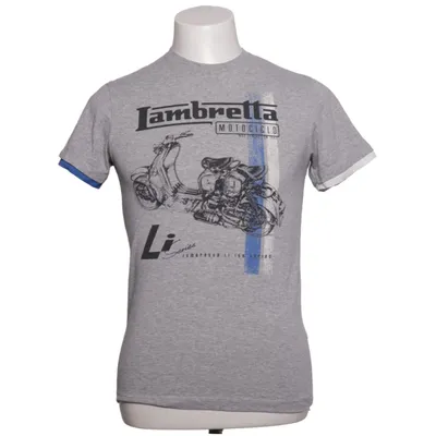 T-shirt (Grå) från Lambretta Bomull, Polyester