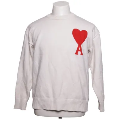 Pull-over (Blanc, Rouge) de AMI Paris