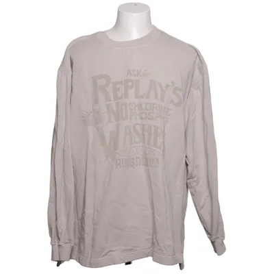 Collegetröja (Beige) från Replay Bomull