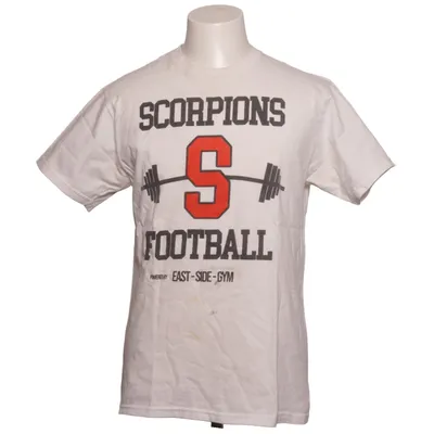 T-shirt (White, Black, Red) from Gildan Hammer Cotton