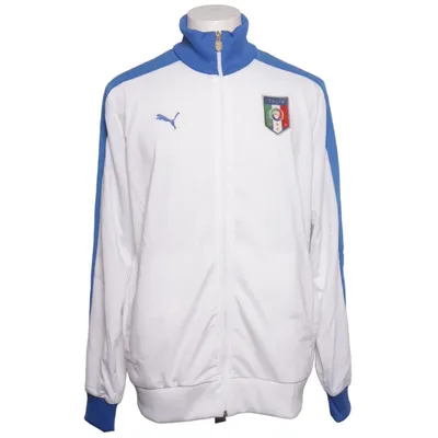 Sports jacket (White, Blue) from Puma Elastane, Polyester