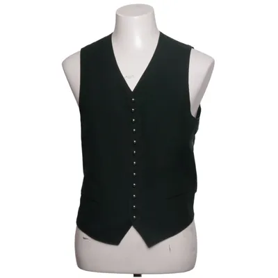 Suit vest (Green) from Allwerk Polyamide, Viscose, Wool