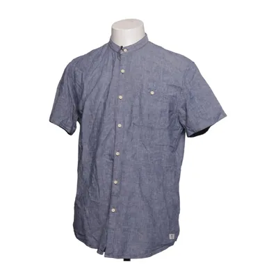 Short sleeve shirt (Blue) from Tom Tailor Denim Cotton, Linen