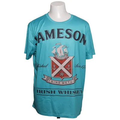 T-shirt (Turquoise) van Jameson Elastaan, Polyester