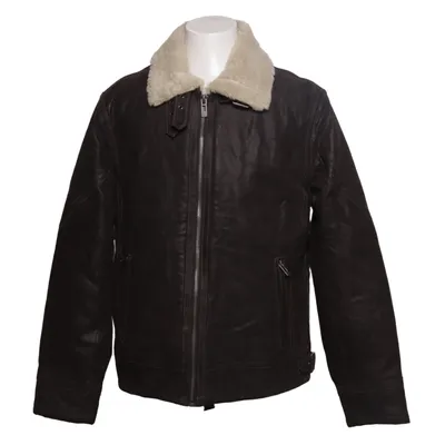 Shearling jacket (Brown) from vera pelle Leather, Polyester