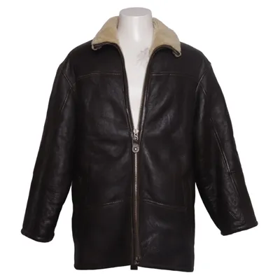 Shearling Jacke (Schwarz, Beige) von Camel Active Leder
