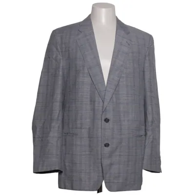 Blazer (Grau, Blau) von Justin Alexander Polyester, Wolle