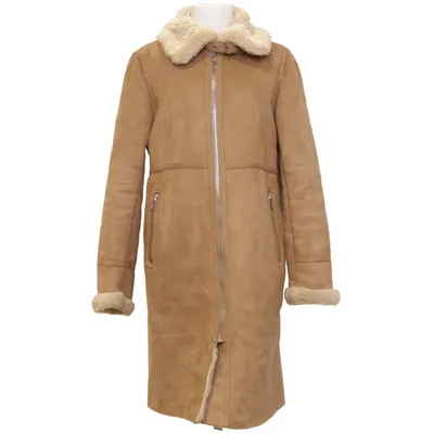 Shearlingjakke (Beige) fra Zara Woman Outerwear Polyester