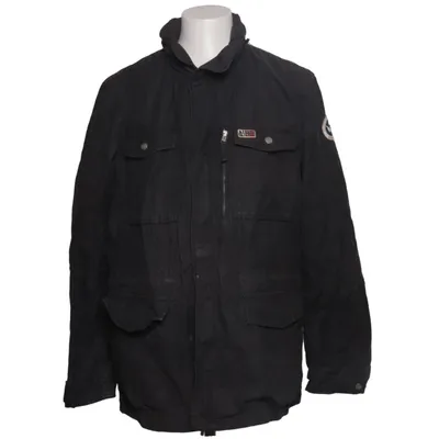 Safari jacket (Black) from Napapijri Cotton, Polyamide, Polyester