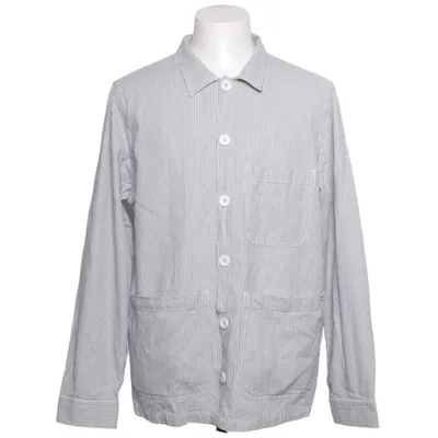 Skjortejakke (Worker Jacket Sala Thin Stripes) fra Dedicated Bomuld