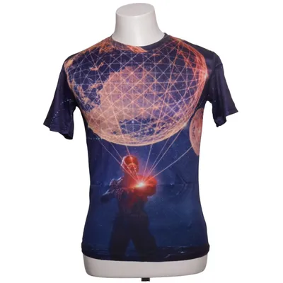 T-shirt (Blå, Flerfärgad)