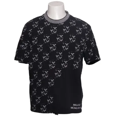 T-shirt (Black, White) from Carlo Colucci Cotton