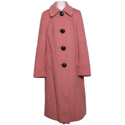 Coat (Pink) from Boden Polyester, Wool