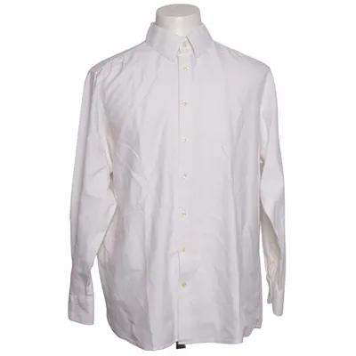Shirt (Wit) van Kuhn Maßkonfektion Katoen